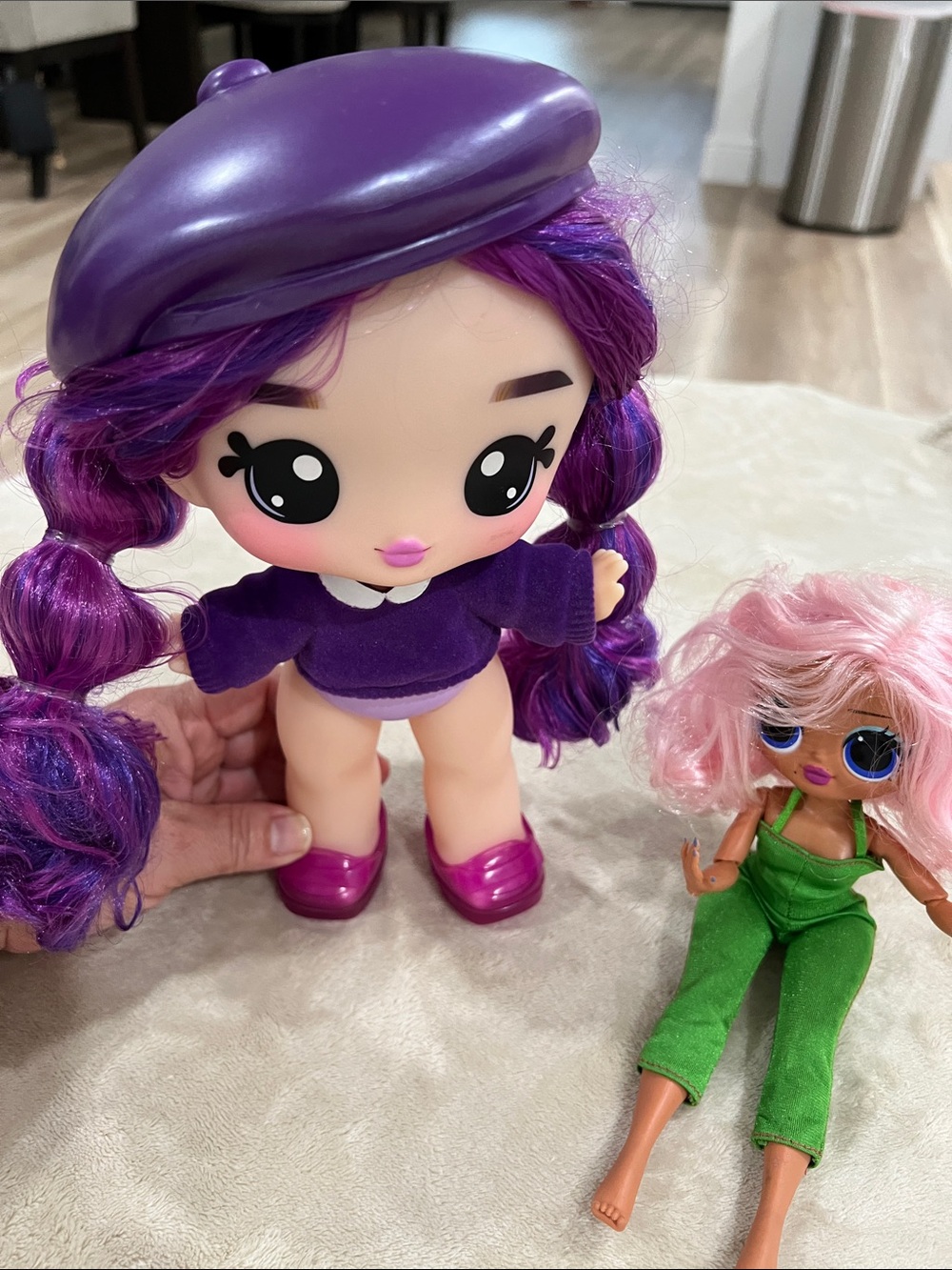FailFix Kawaii.Qtee Total Makeover Fashion Doll Set Purple & Green